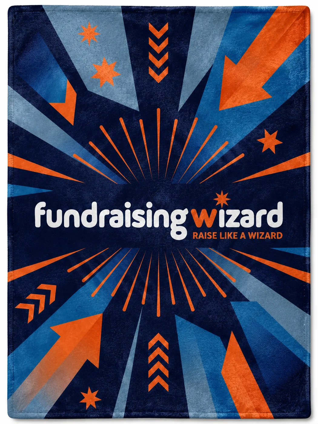 Fundraising Wizard "Raise Like a Wizard" custom blanket