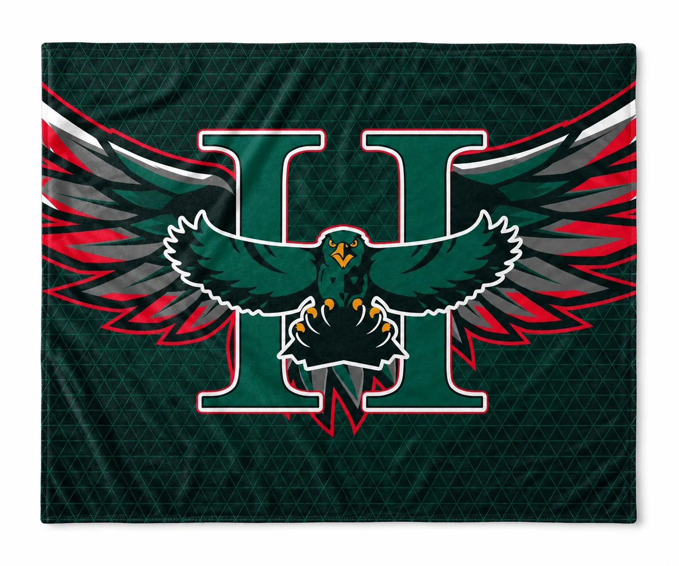 Highland Hawks custom blanket