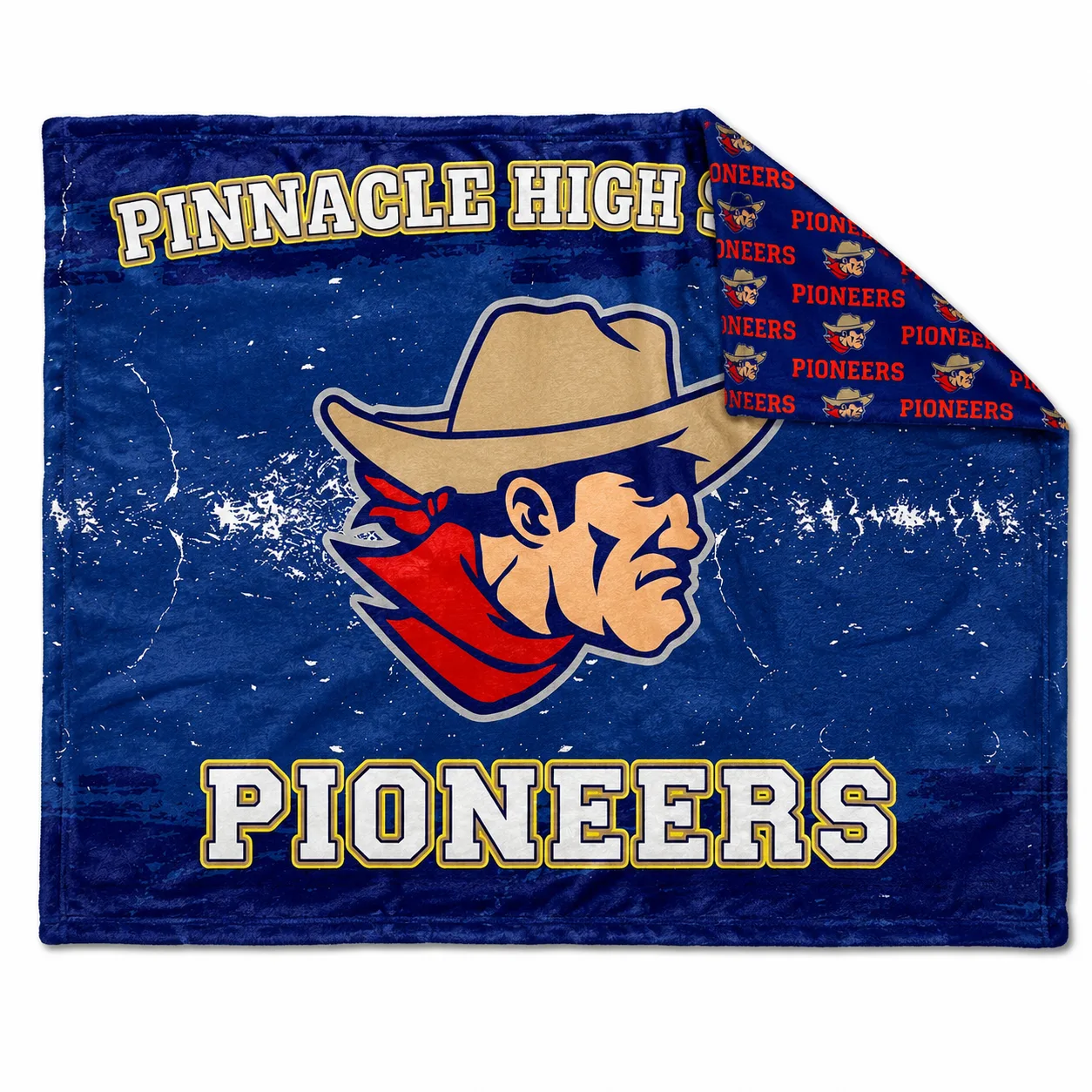 Pinnacle Pioneers Lux blanket — double-sided print